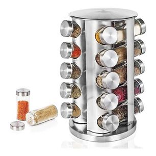 Rack Condimentero Especiero Giratorio Cocina 20 Pc