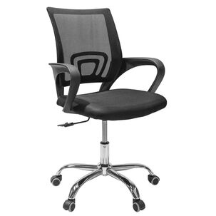 Silla Ejecutiva Ergon&oacute;mica New York Con Respaldo De Malla Negra