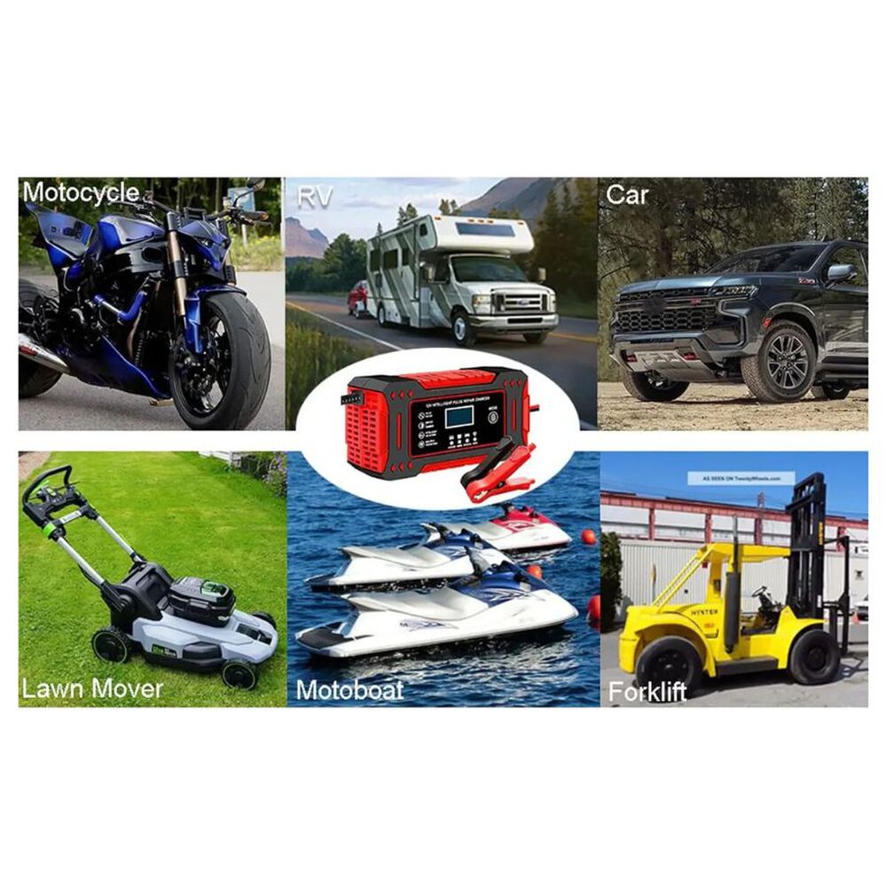 Cargador De Bater&iacute;a Para Coche 12v 7ah A 150ah image number 1.0