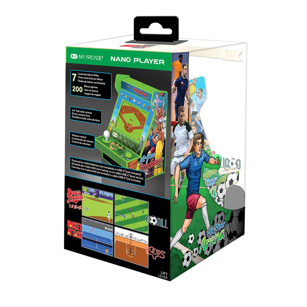 Mini Consola Portatil My Arcade Nano All Star 207 En 1 image number 4.0