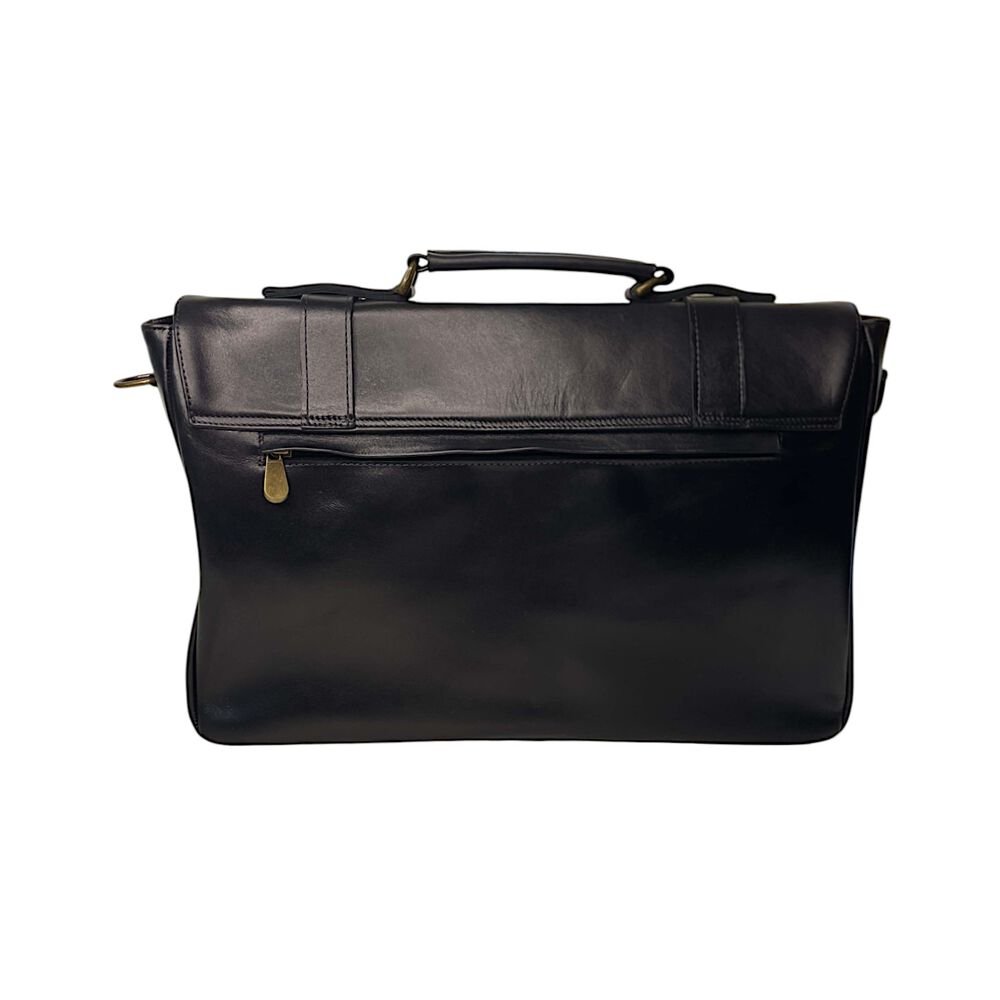 Maletin De Cuero Magallanico Negro image number 2.0