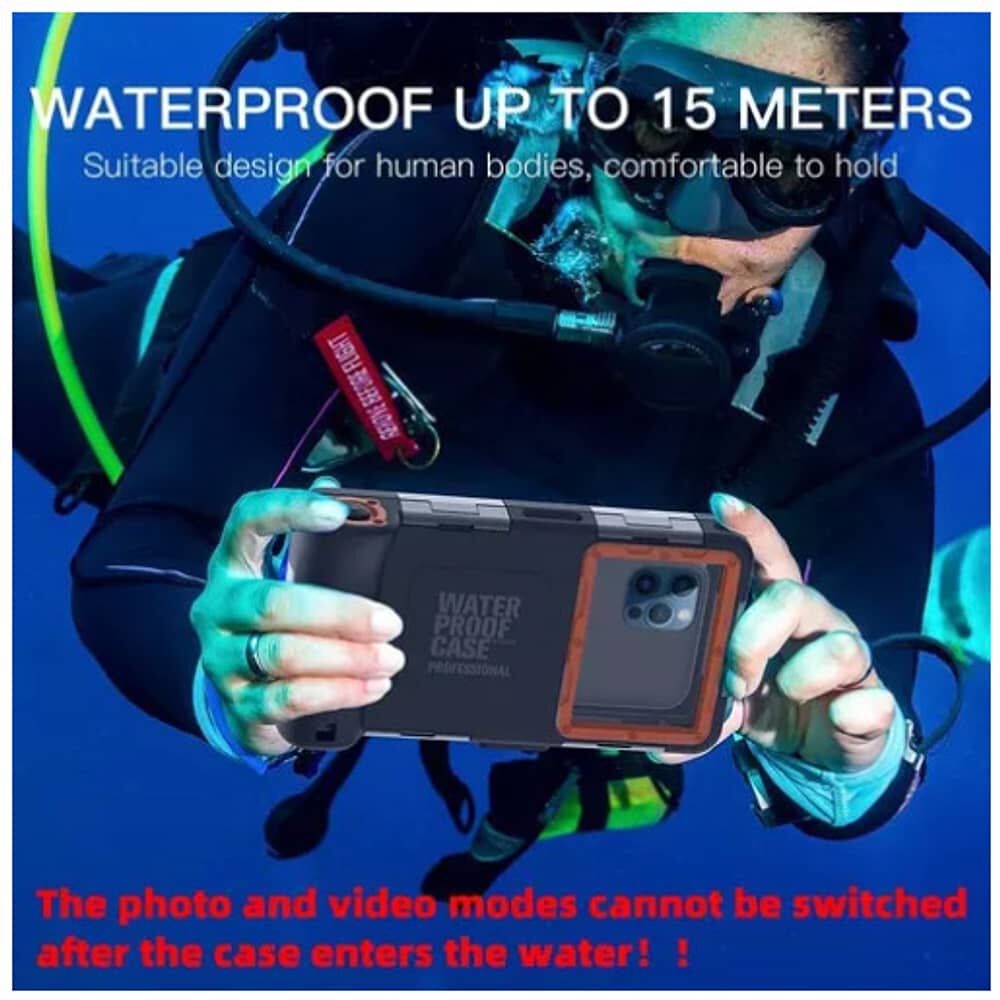 Carcasa Sumergible Buceo (15m) Para Iphone Samsung Huawei image number 2.0