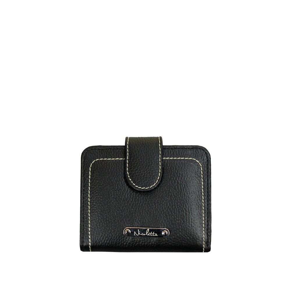 Billetera Mujer Quinn Nicoletta 100% Cuero Genuino image number 0.0