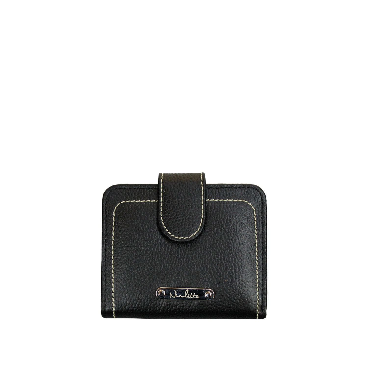 Billetera Mujer Quinn Nicoletta 100% Cuero Genuino image number 0.0
