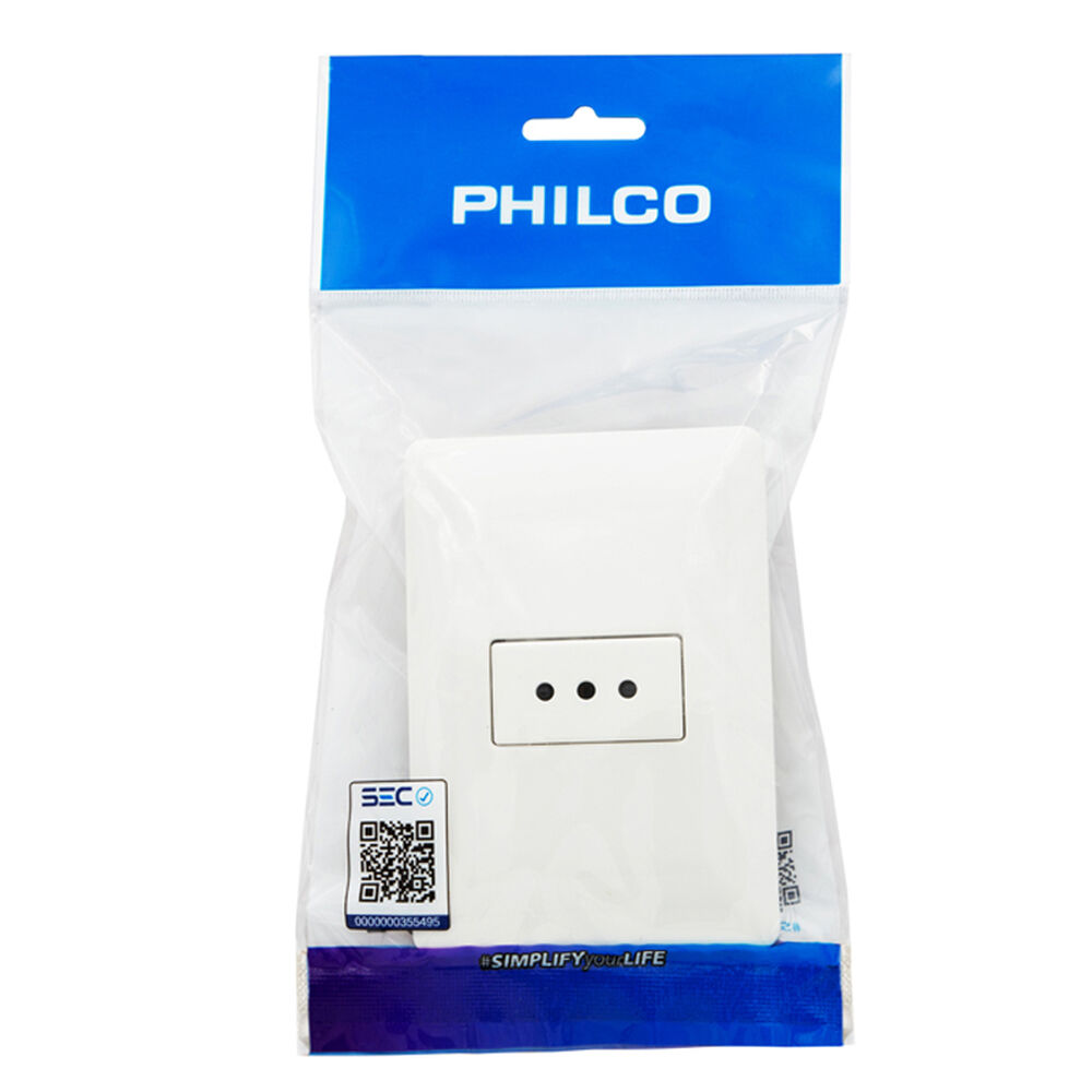 Enchufe Para Muro Simple 250v 10a image number 2.0