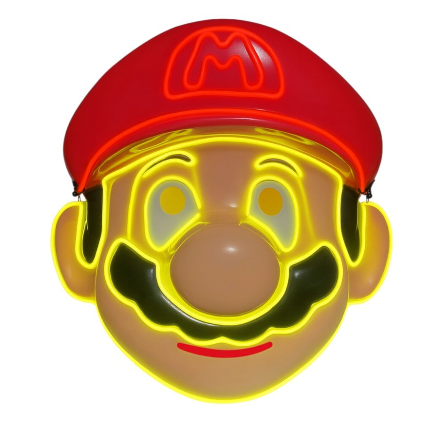 M&aacute;scara Accesorio Cosplay De Super Mario Led Para Fiesta image number 0.0