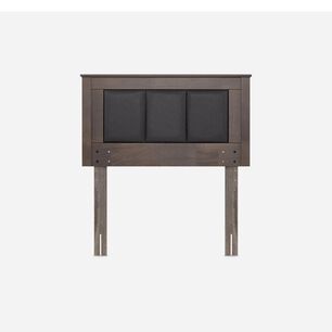 Cama Europea Rosen Ergo T New / 1 Plaza / Base Normal  + Respaldo Rachel Gris