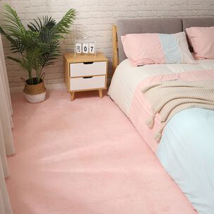 Pack 6 Alfombras Rompecabezas Felpa Shaggy 30x30 Cm Armables