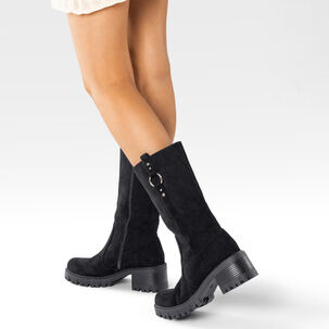 Botas Largas Casual De Gamuza Vintage Mujer Weide Hx513