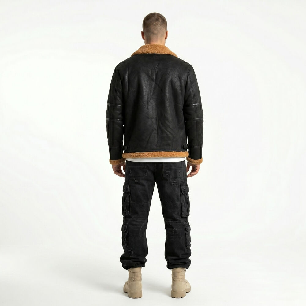 Chaqueta Ecocuero Grecia Hombre image number 2.0