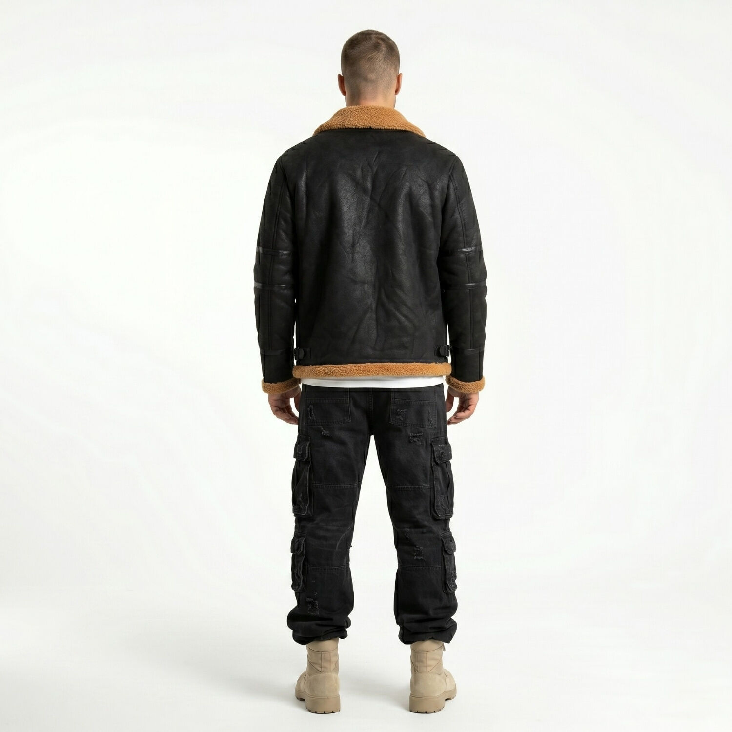 Chaqueta Ecocuero Grecia Hombre image number 2.0