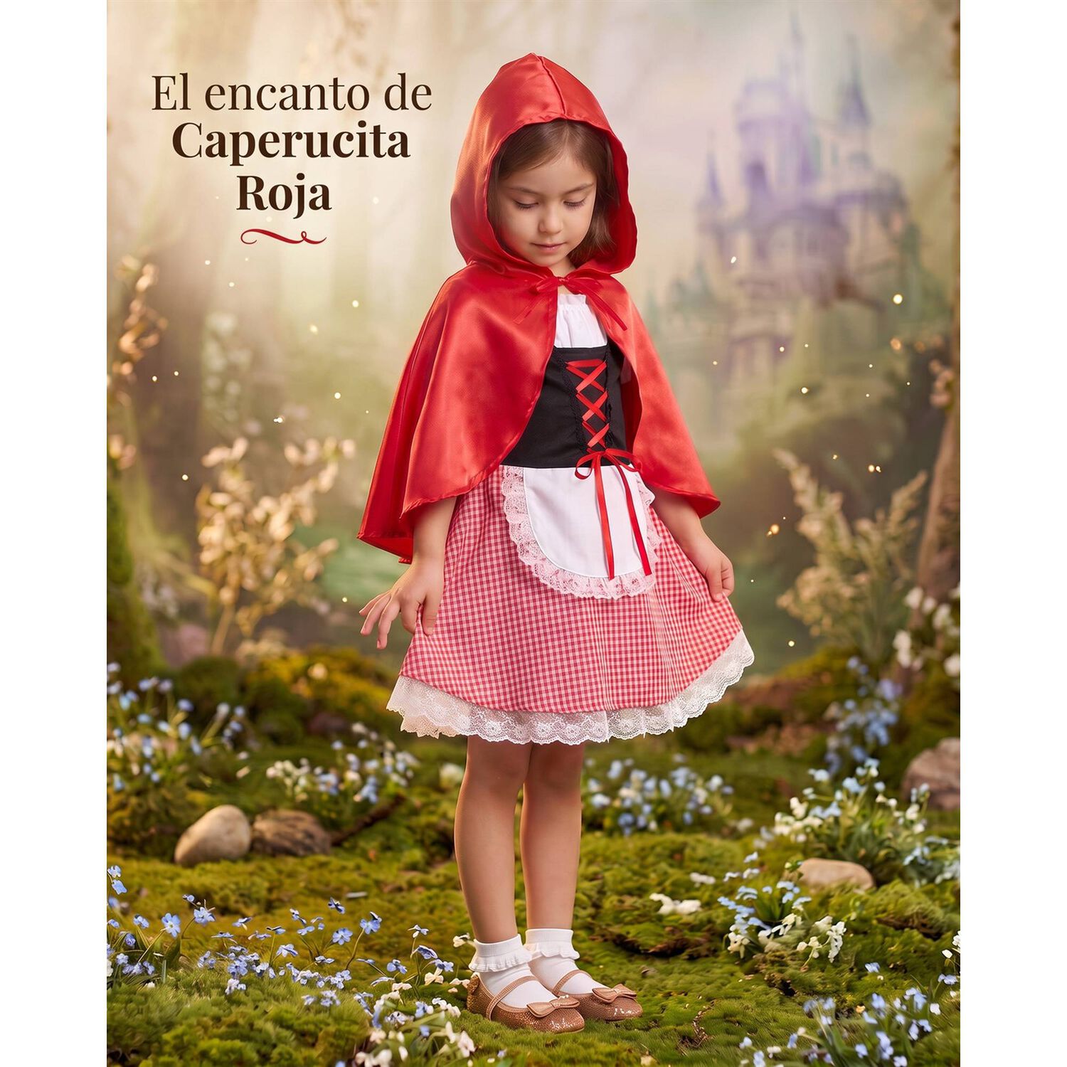 Disfraz Cuento Infantil Caperucita Roja Completo image number 31.0