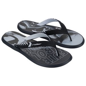 Sandalia Hombre Negro/gris Prime R10 Rider