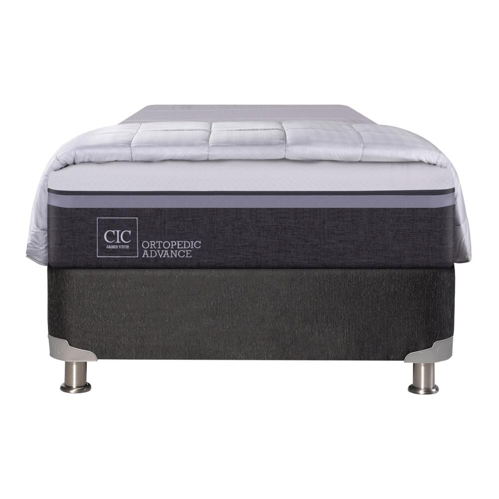 Box Spring Cic Ortopedic Advance / 1.5 Plazas / Base Normal + Plumón image number 0.0