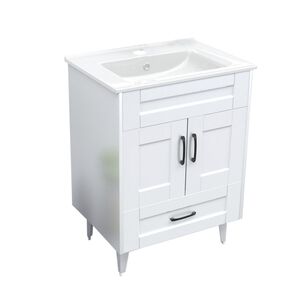 Kit Mueble Vanitorio Domsa Deluxe B60sk-blanco P 60x47x80cm