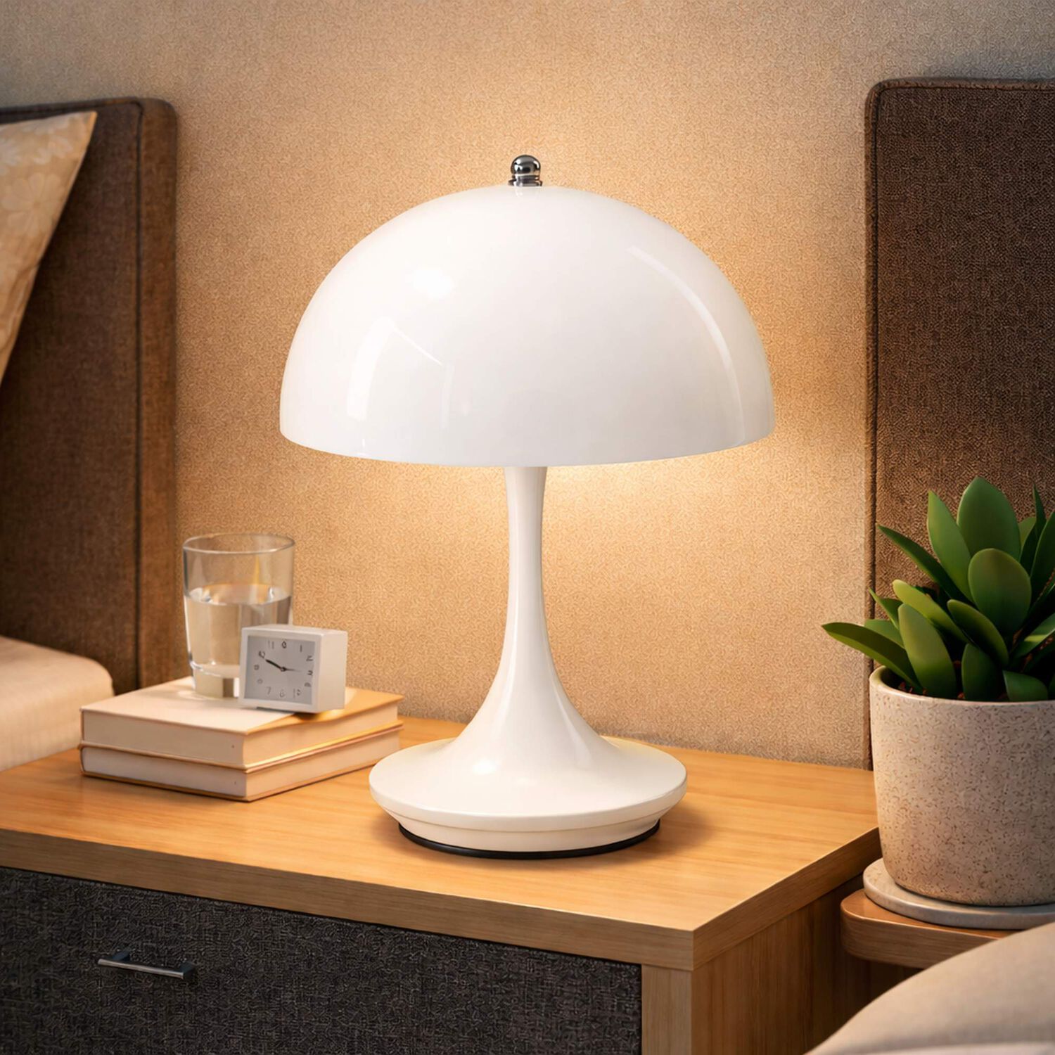 Lampara Led Velador Recargable Calida Y Fria image number 3.0