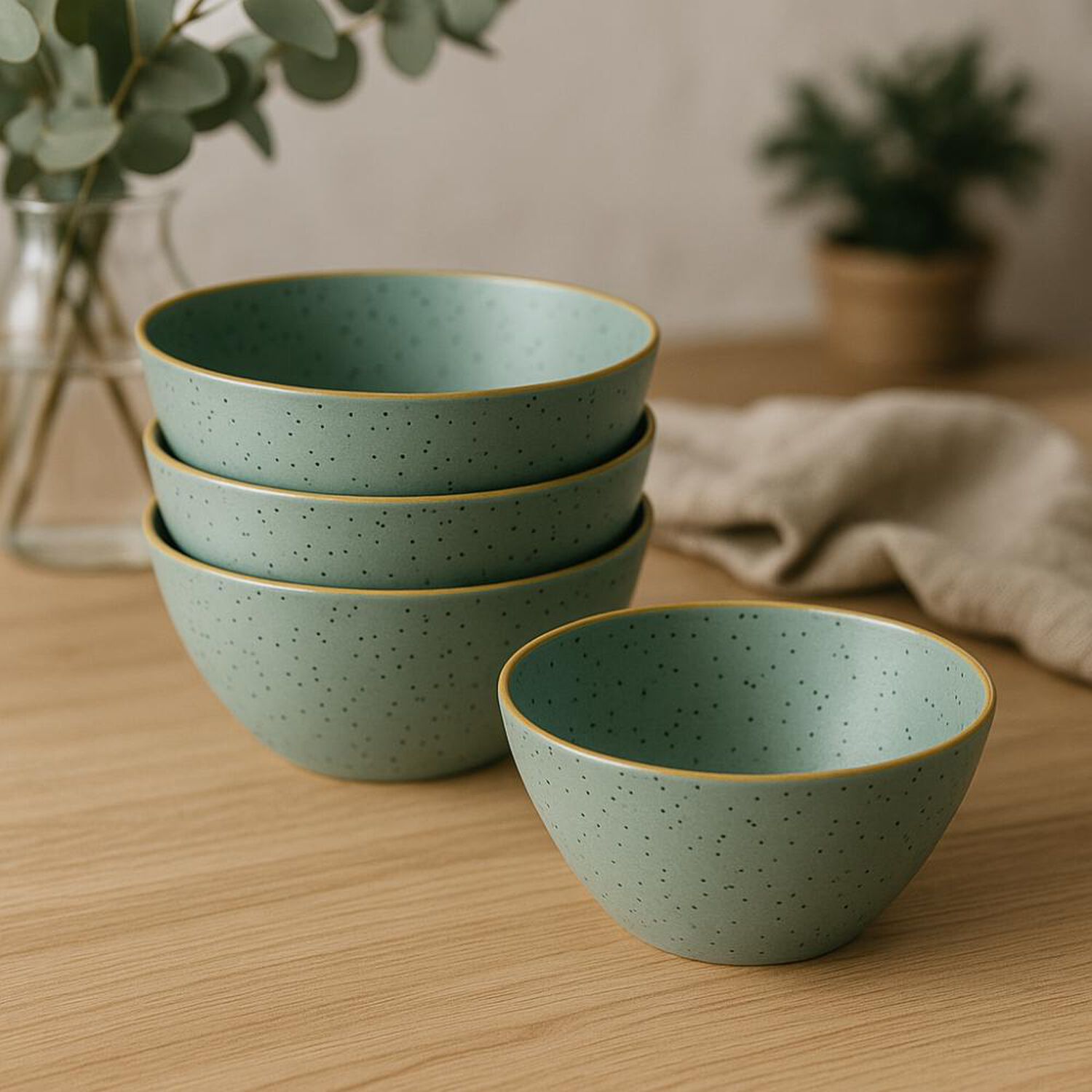 Bowl Bioamboo Menta 15x7 Cm Decogreen image number 3.0