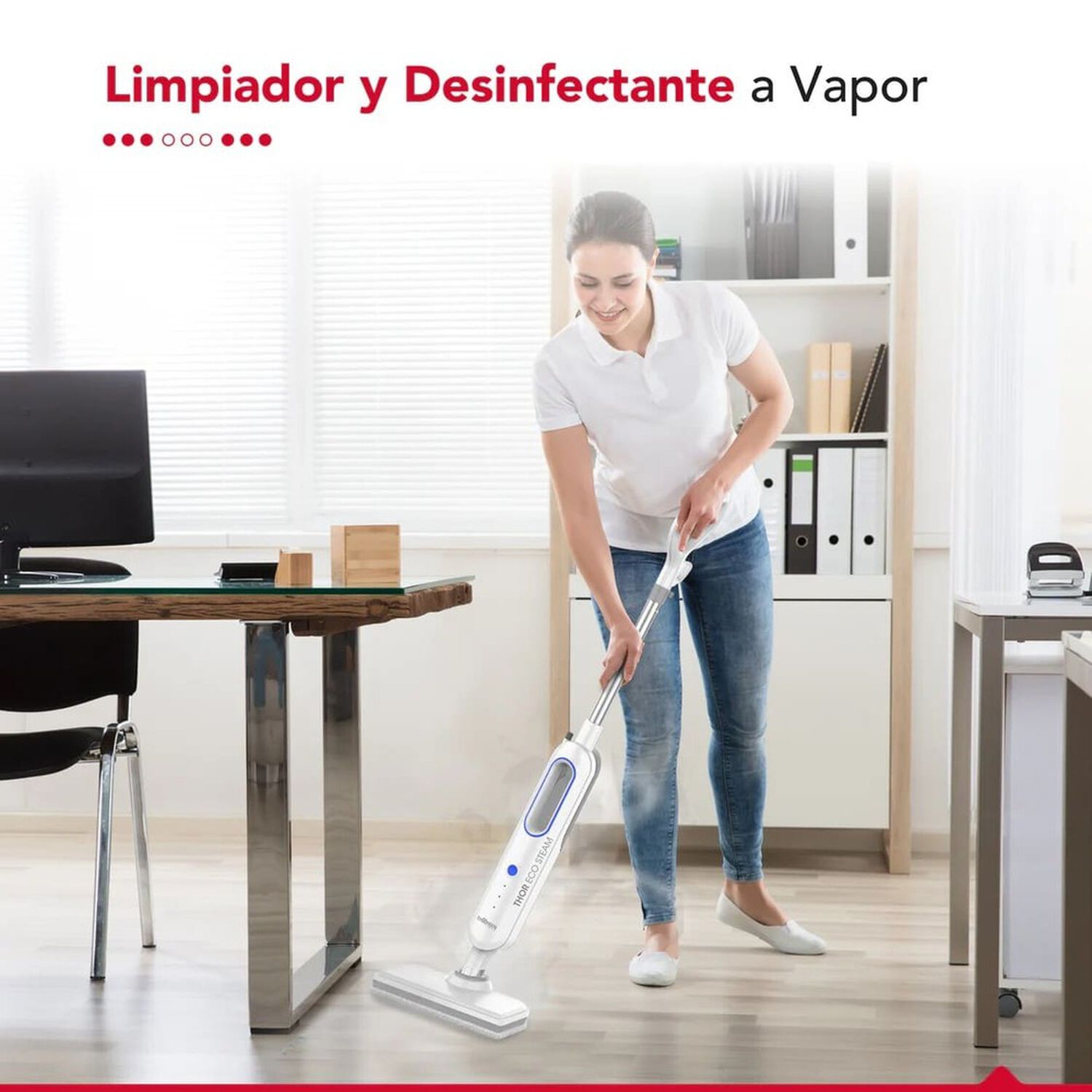 Limpiador Y Desinfectante A Vapor Thor Eco Steam image number 1.0