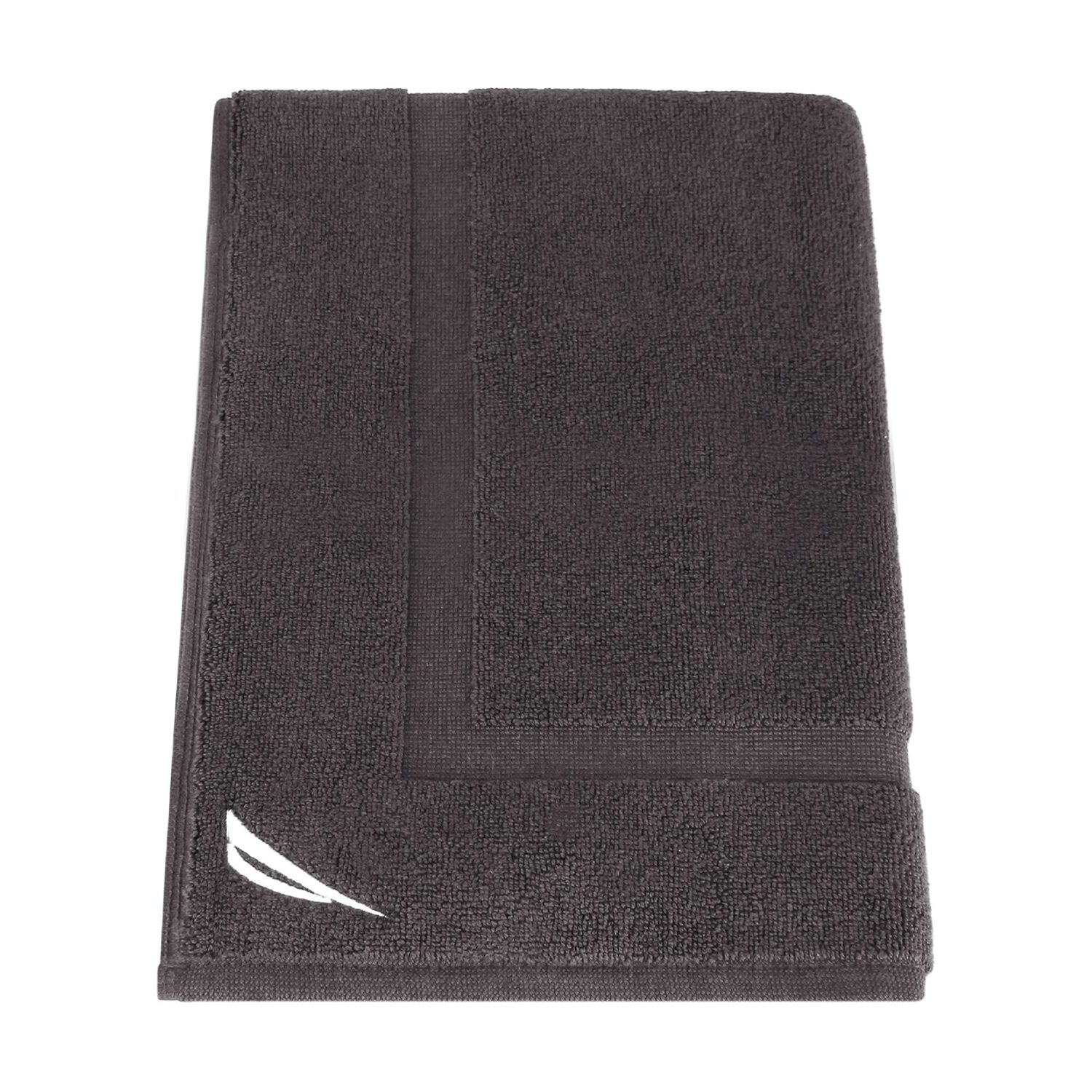 Toalla De Piso Signature Nautica Home 100% Algod&oacute;n 45x76cm Gris Oscuro image number 2.0