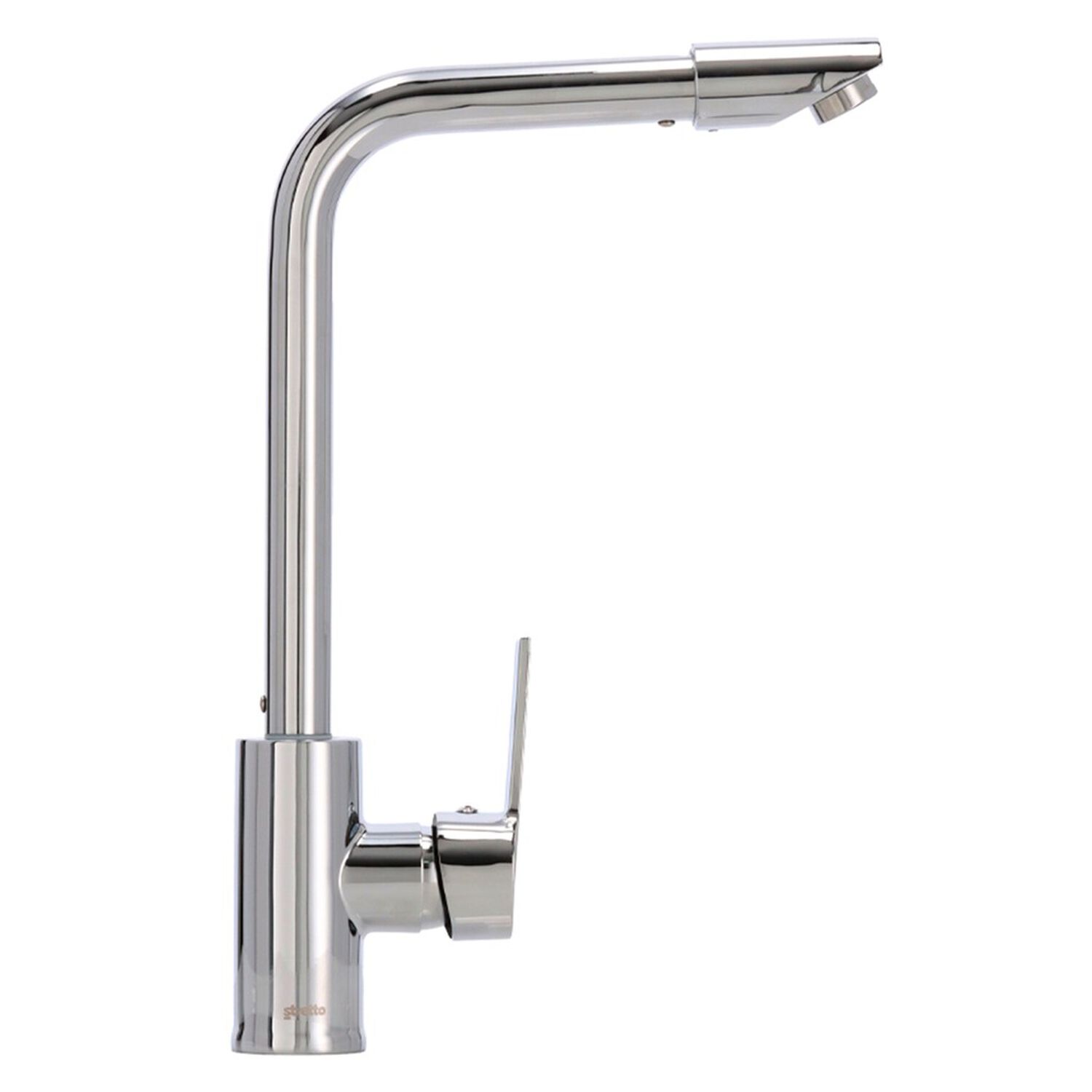 Monomando Llave Grifo Lavaplatos Cuello Alto Modelo Maiori Marca Stretto Cromo Cabezal Giratorio image number 0.0