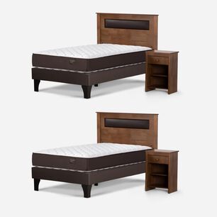 Duplex Rosen Ergo T / 1 Plaza / Base Normal + Set De Maderas Ferrara