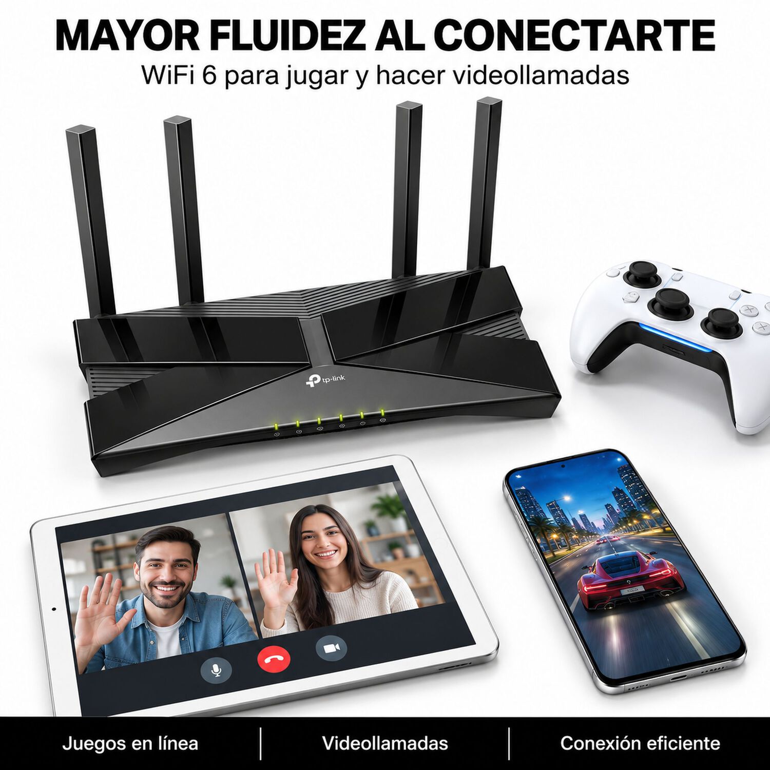 Router Tp-link Archer Ax53 Wifi 6 Ax3000 Doble Banda Gigabit image number 4.0