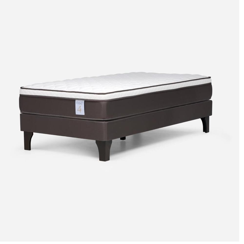 Cama Europea Rosen New Style 4 Plus / 1 Plaza / Base Normal image number 1.0