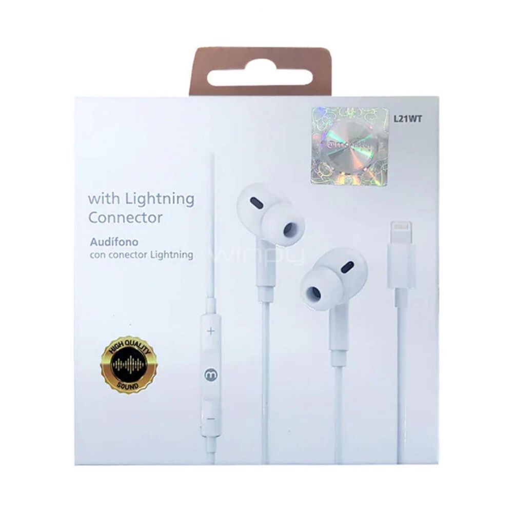 Audifonos Manos Libres Manos Libres Usb Lightning C21 image number 2.0