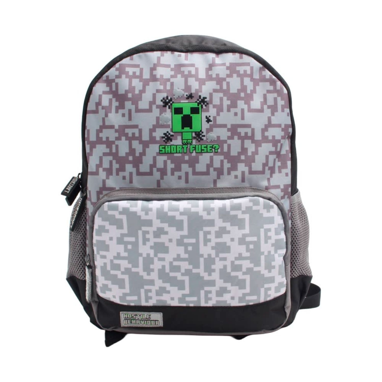 Mochila Escolar Juvenil Dise&ntilde;o Pixelado Gamer 18 Pulgadas image number 0.0