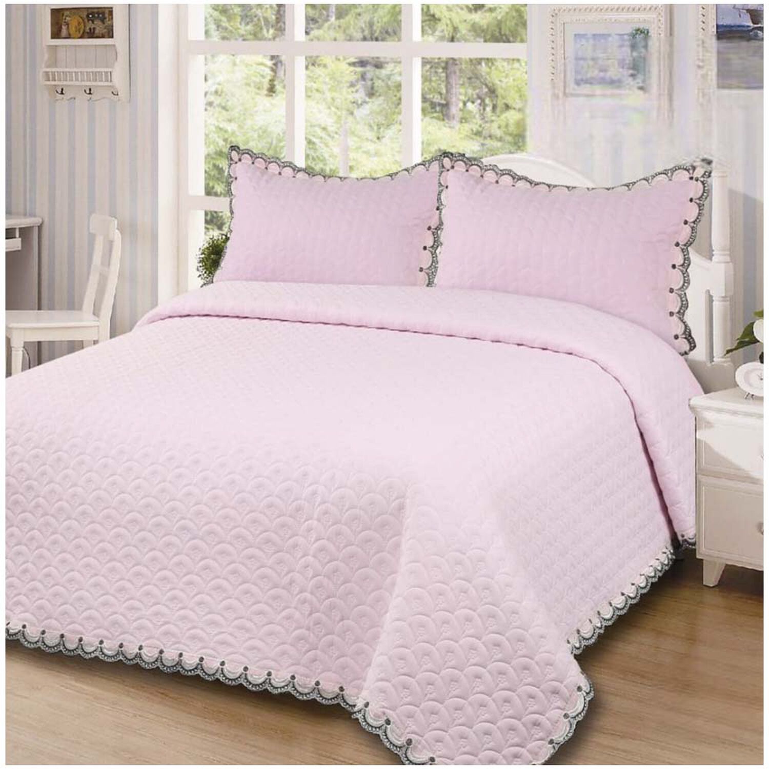 Cubrecama Tipo Quilt Bordado 2 Plazas-06 image number 2.0