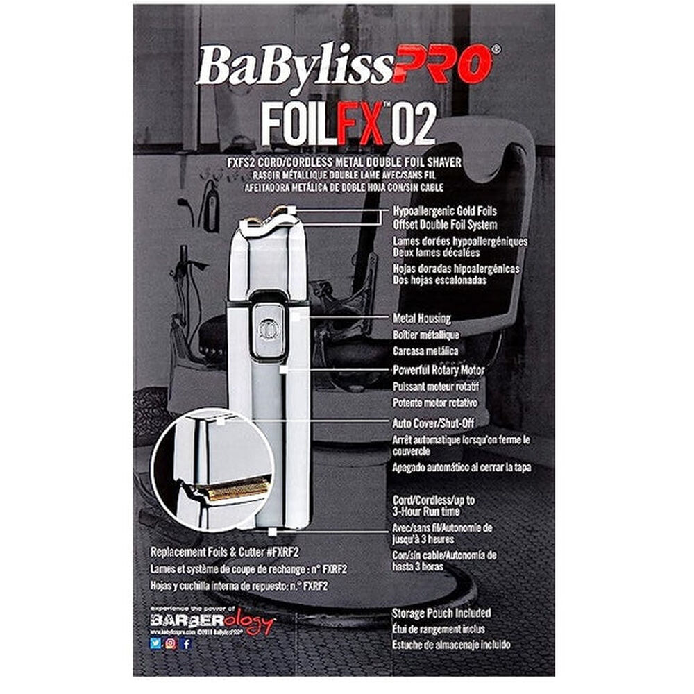 M&aacute;quina Afeitadora Shaver Fx02 Silver image number 2.0