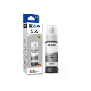 Tinta Botella Epson T555 Color Gris De 70ml