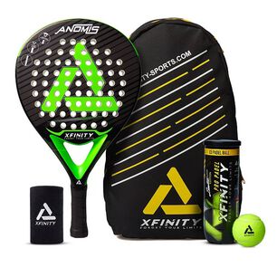 Pack Padel Xfinity Pala Anomis - Mochila - Mu&ntilde;equera -pelotas
