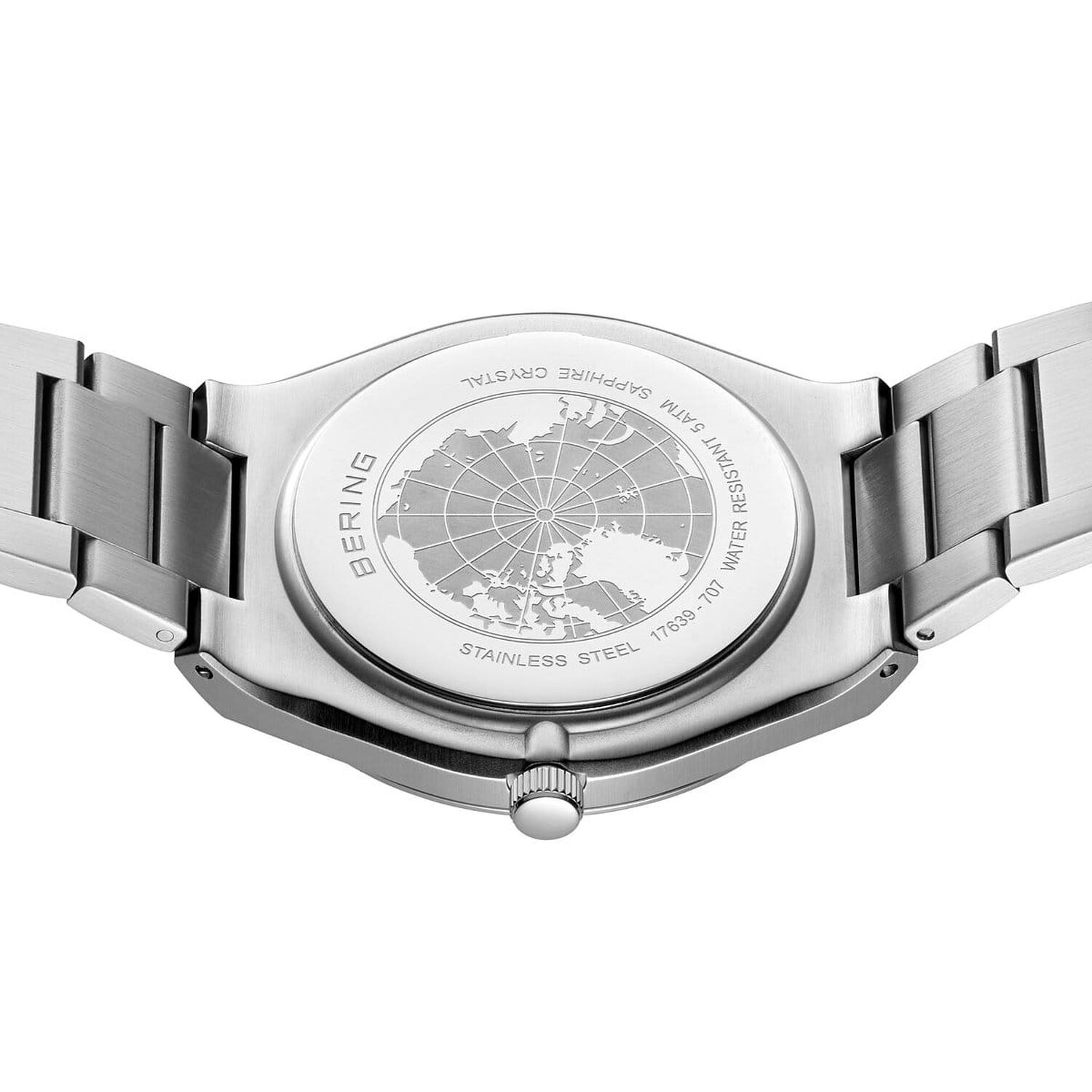 Reloj Bering 17639-707 Plateado Hombre image number 2.0
