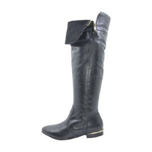 Bota Cuero Negro V&iacute;a Franca Art. 5916015preto