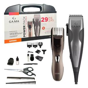 Cortapelos Clipper + Trimmer Gama Gm566 29 Piezas