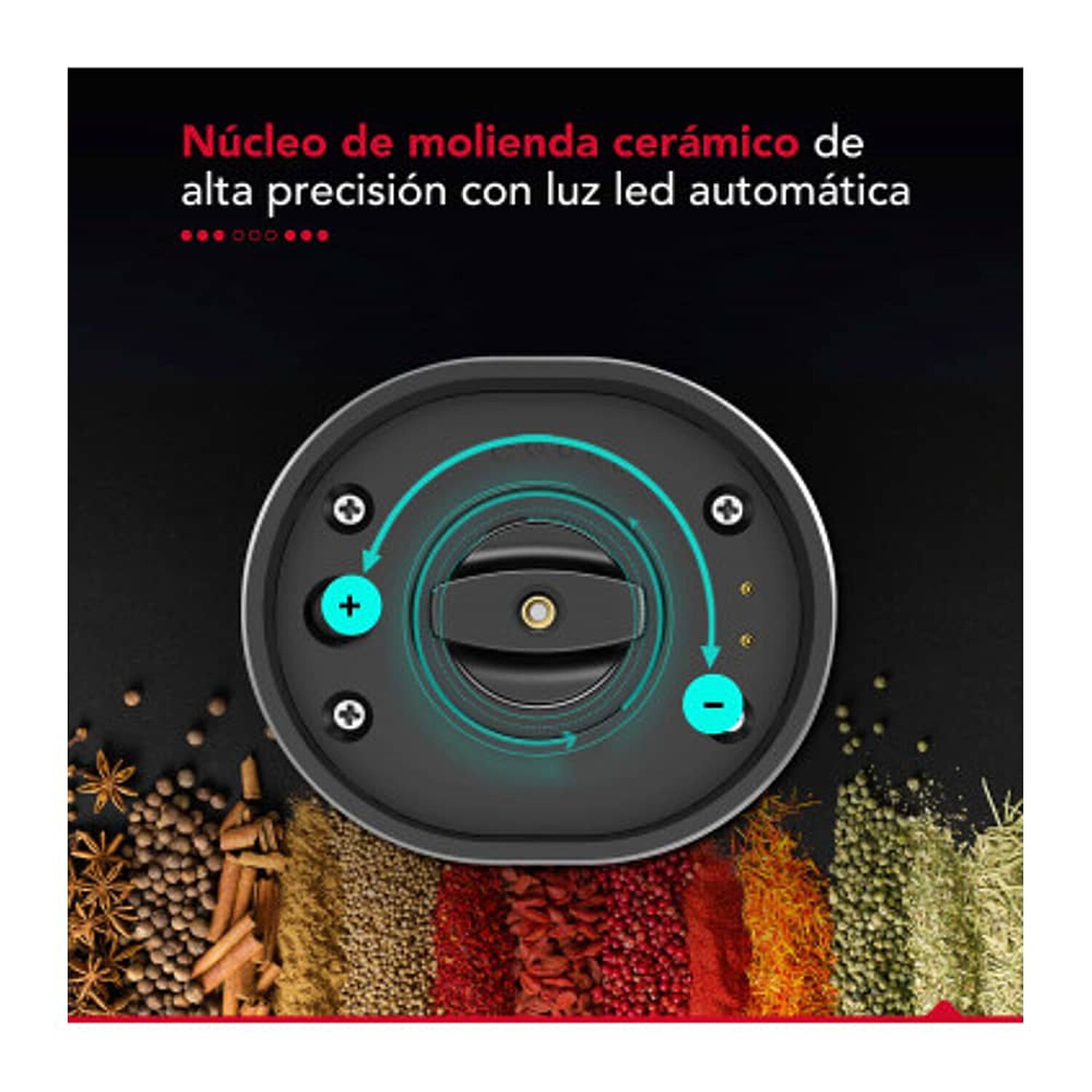 Moledora De Especias Usb Thor Usb Grinder Set image number 4.0