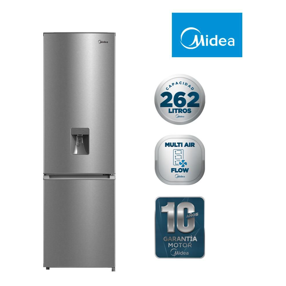 Refrigerador Bottom Freezer Midea MRFI-2760S349RW / No Frost / 262 Litros / A+ image number 0.0