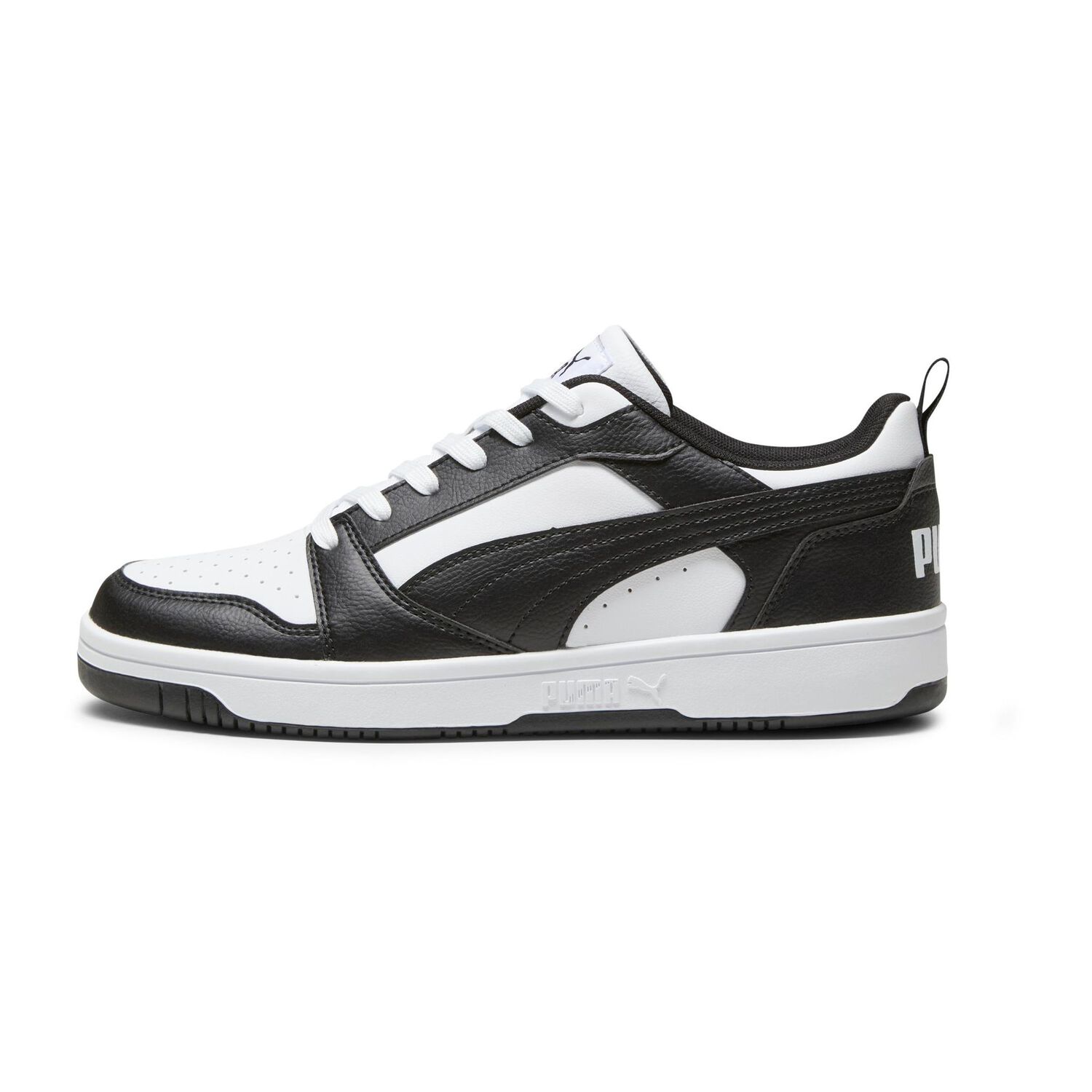 Zapatilla Puma Rebound V6 Low Mujer Negro image number 4.0