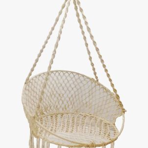 Columpio Silla Colgante Redondo Natural Adulto