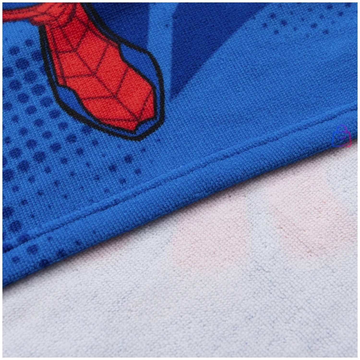 Toalla Playa Piscina Spiderman Capucha Microfibra 60x60 - Ps image number 2.0
