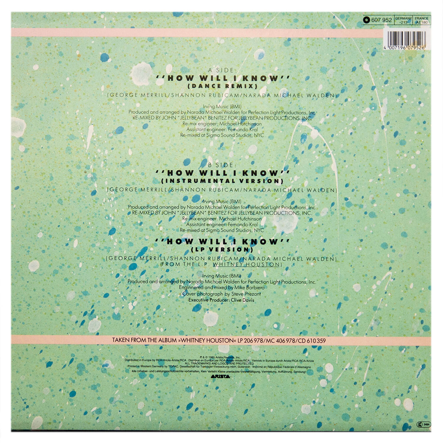 Whitney Houston - How Will I Know | 12" Maxi Single Usado image number 1.0