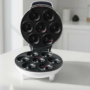Máquina Mini Donas Antiadherente Capacidad 7 Minidonas 1200w De Potencia