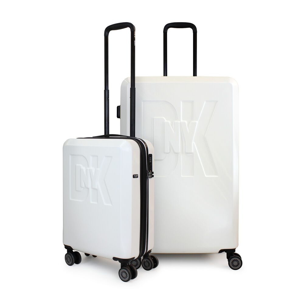 Pack 2 Maletas Donna Karan Luxe S 10kg + L 23kg Blanco Dkny image number 0.0