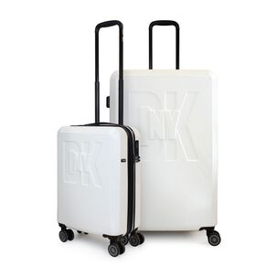 Pack 2 Maletas Donna Karan Luxe S 10kg + L 23kg Blanco Dkny