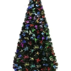 Arbol De Navidad 210 Cm Con Luces Led Colores Canadá Verde