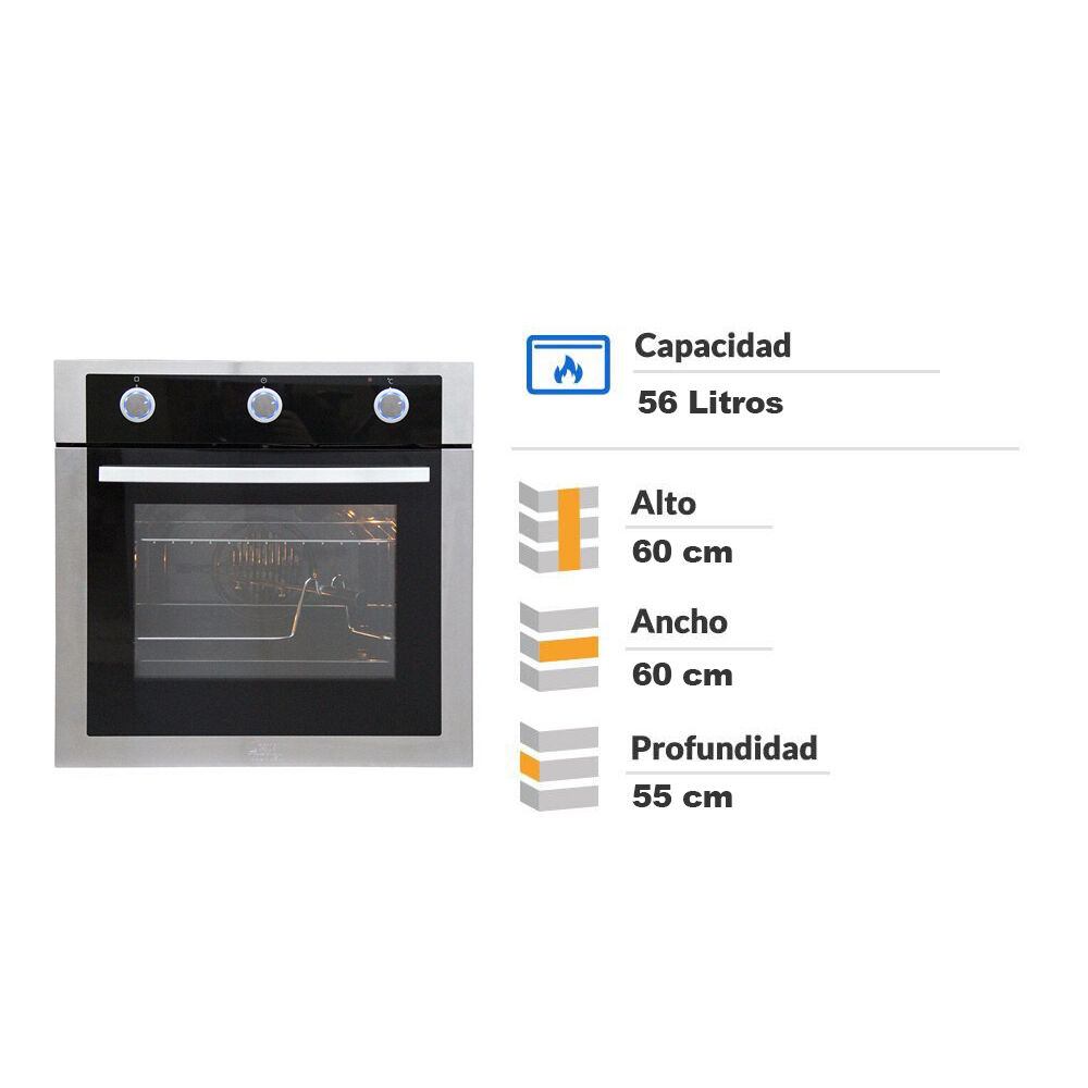 Horno Empotrado Ursus Trotter Prime EP5 / 56 Litros image number 1.0