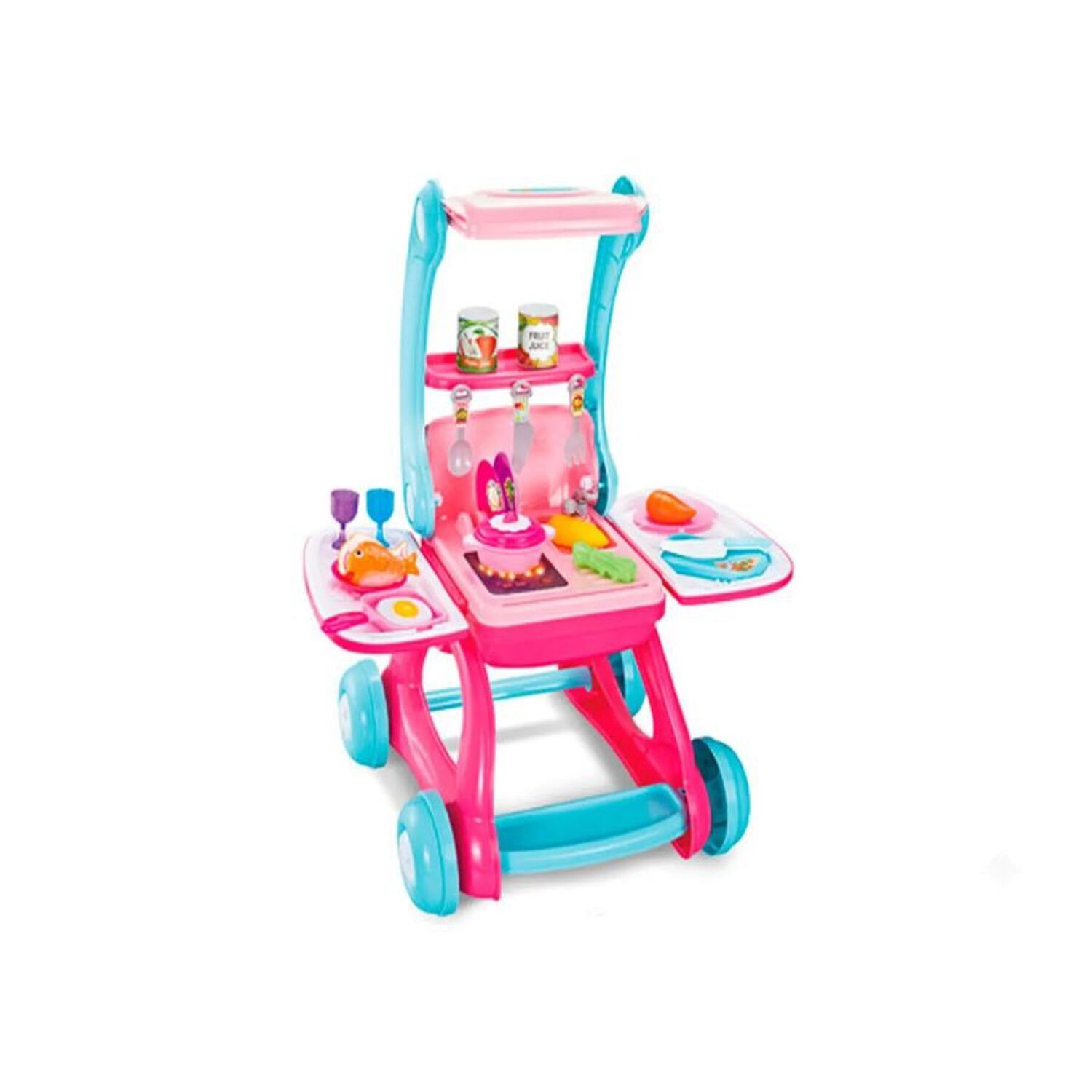 Set Carrito De Supermercado Cocina Juguete 2 En 1 Ni&ntilde;os image number 4.0