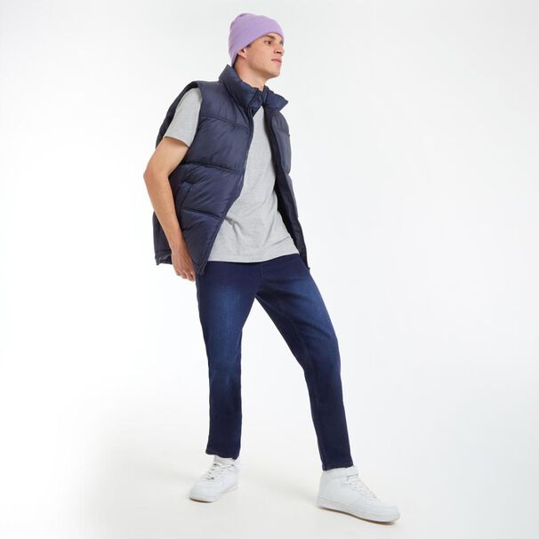 Jeans B&aacute;sico Tiro Medio Slim Hombre Skuad