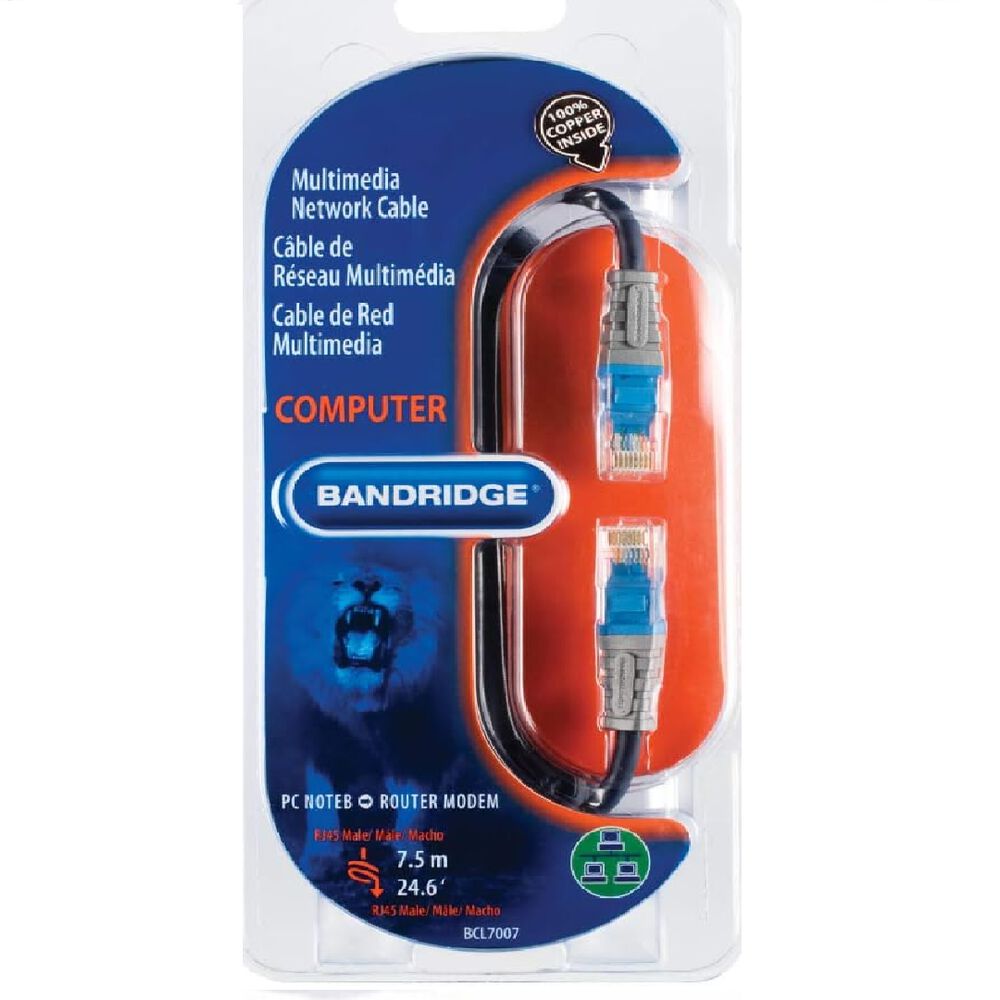 Cable De Red Bandridge Alta Calidad B19 image number 1.0